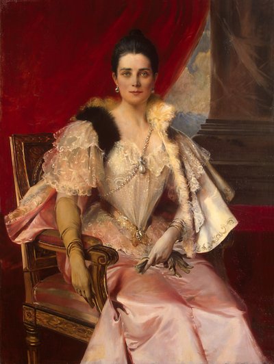 Portrait of Zinaida Yusupova 1861-1939 by Francois Flameng